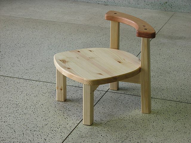 高品質 ひのき 手作り椅子 木製椅子 ハンドメイド家具 大工 スツール ...